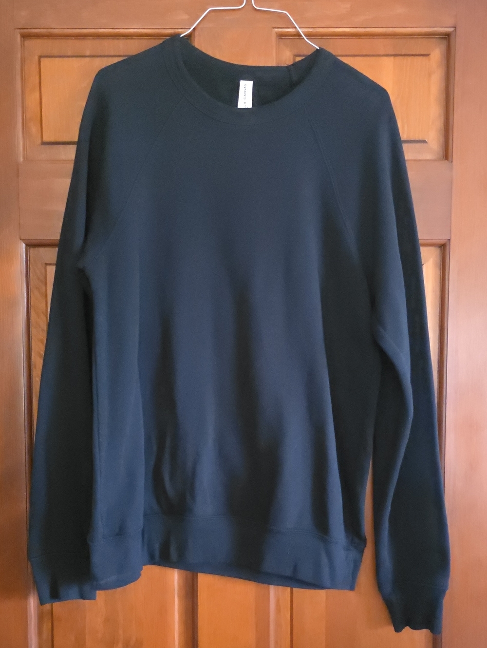 Women's Black Crewneck Sweatshirt- Classic Everyday Pullover